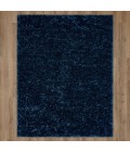 Karastan Billow Shag Blue 6' 6" x 9' Area Rug