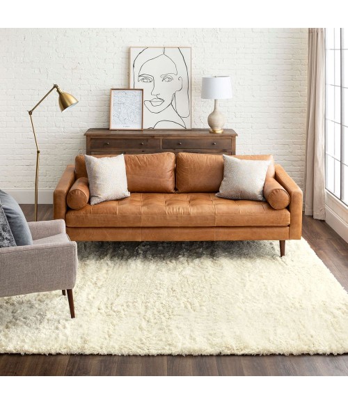 Karastan Billow Shag Ivory 6' 6" x 9' Area Rug