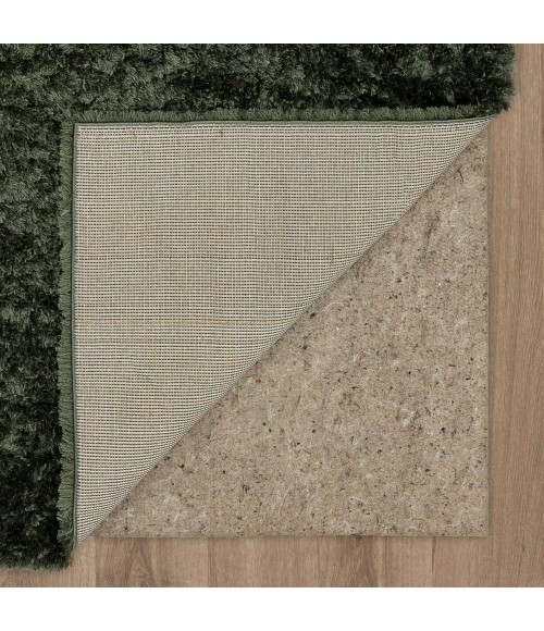 Karastan Billow Shag Olive 6' 6" x 9' Area Rug
