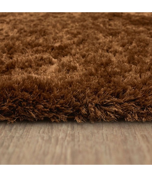 Karastan Billow Shag Rust 5' 3" x 8' Area Rug