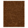 Karastan Billow Shag Rust Rug 5 ft. 3 in. X 8 ft. Rectangle