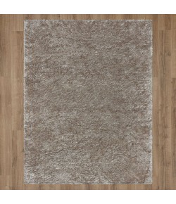 Karastan Billow Shag Taupe Rug 6 ft. 6 in. X 9 ft. Rectangle