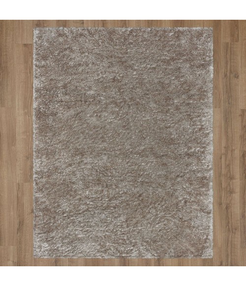 Karastan Billow Shag Taupe 5' 3" x 8' Area Rug