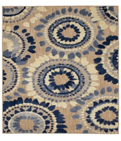 Karastan Cabana Blue R1271 7 ft. 10 in. X 10 ft. Rectangle Rug