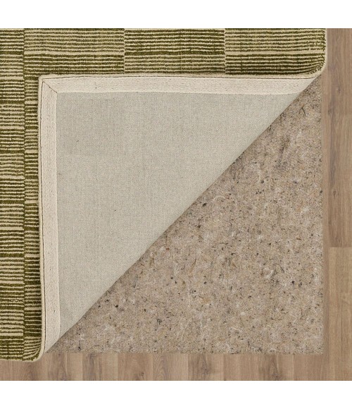 Karastan Broken Stripe Moss 9' x 12' Area Rug