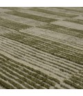 Karastan Broken Stripe Moss 9' x 12' Area Rug
