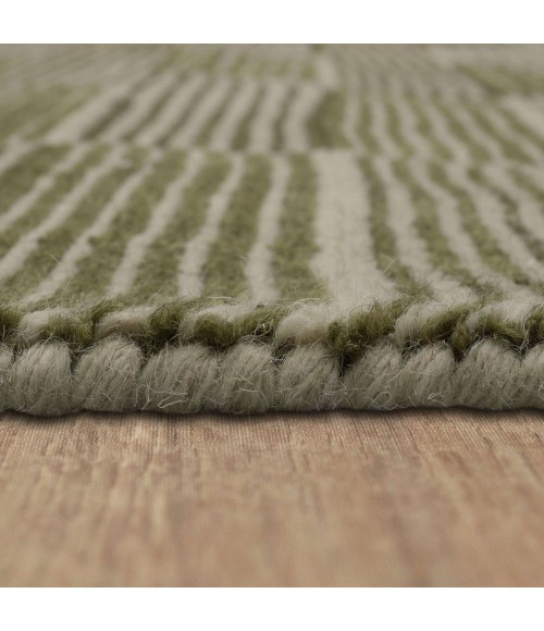 Karastan Broken Stripe Moss 9' x 12' Area Rug
