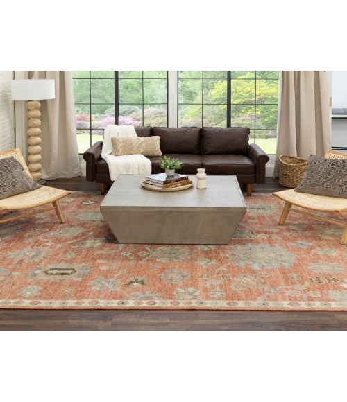 Karastan Cabrillo Orange R1230 8 ft. X 10 ft. Rectangle Rug