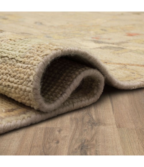 Karastan Cabrillo Brown/Tan R1230 6 ft. X 9 ft. Rectangle Rug