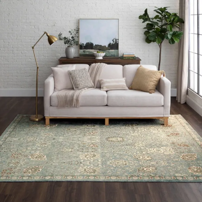 Karastan Divina Cream Celestial Cream 9ft. x 11ft. 9in. Rect. Rug