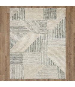 Karastan Bowen By Drew & Jonathan Home Central Valley Tan Area Rug 5 ft. 3 in. X 7 ft. 10 in. Rectangle