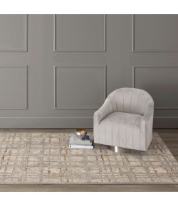 Karastan Axiom Chiasma Gold Rug 1 ft. 6 X 1 ft. 6 Rectangle