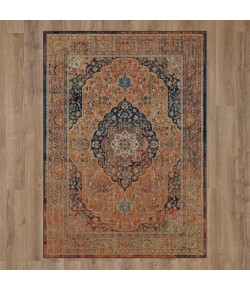 Karastan Estate Chiswick Coral Rug 1 ft. 6 in. X 1 ft. 6 in. Rectangle
