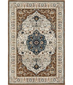 Karastan Zephyr Chronos Rust Rug 1 ft. 6 X 1 ft. 6 Rectangle