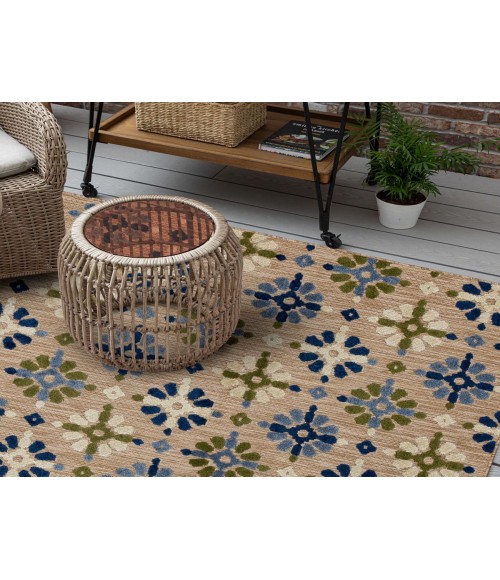 Cabana Brown/Tan Rug R1268 6 ft. X 9 ft. Rectangle - Rugs Town Karastan Cabana Brown/Tan R1268 6 ft. X 9 ft. Rectangle Rug
