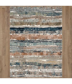 Karastan Epiphany Blue 92204 2 ft. 6 in. X 10 ft. Rectangle Rug