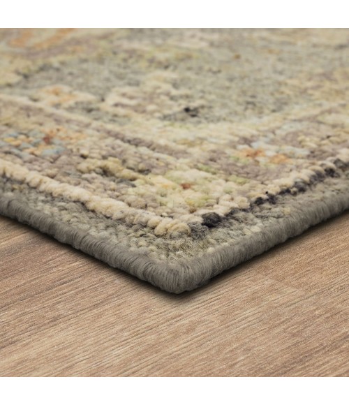 Karastan Coventry Grey/Silver R1212 6 ft. X 9 ft. Rectangle Rug