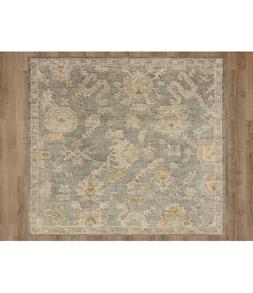 Karastan Coventry Grey/Silver R1212 6 ft. X 9 ft. Rectangle Rug