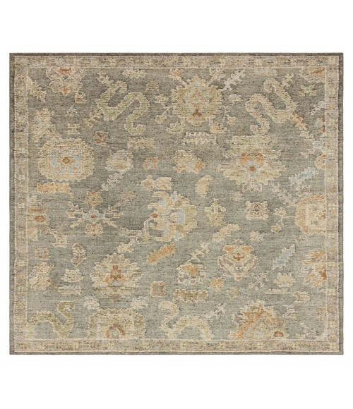 Karastan Coventry Grey/Silver R1212 6 ft. X 9 ft. Rectangle Rug