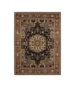 Karastan Pandora Covetous Charcoal Rug 5 ft. 3 in. X 7 ft. 10 in. Rectangle