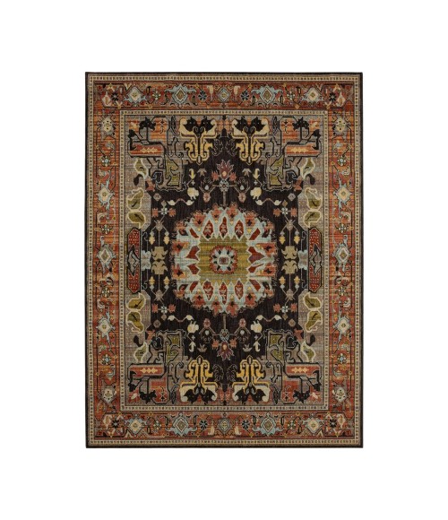 Karastan Covetous Charcoal 5' 3" x 7' 10" Area Rug