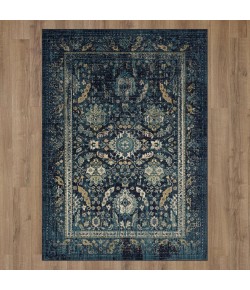 Karastan Estate Cumbria Indigo Rug 1 ft. 6 in. X 1 ft. 6 in. Rectangle