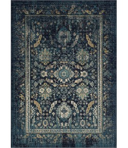 Karastan Estate Cumbria Indigo Rug 1 ft. 6 in. X 1 ft. 6 in. Rectangle