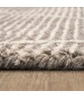 Karastan Deviation Taupe 1' 6" x 1' 6" Area Rug