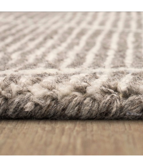 Karastan Deviation Taupe 1' 6" x 1' 6" Area Rug