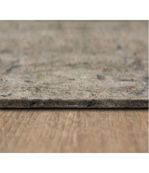 Karastan Rug Pad- Dual Surface 1/4 Inch Grey/Silver Rug DR002 7 ft.6 in. Round - Rugs Town Mohawk Home Dual Surface 1/4 Inch Rug Pad Grey 7' 6" x 7' 6" Rug Pad