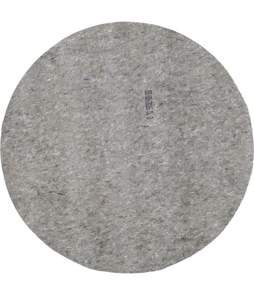 Karastan Rug Pad- Dual Surface 1/4 Inch Grey/Silver Rug DR002 7 ft.6 in. Round - Rugs Town Mohawk Home Dual Surface 1/4 Inch Rug Pad Grey 7' 6" x 7' 6" Rug Pad