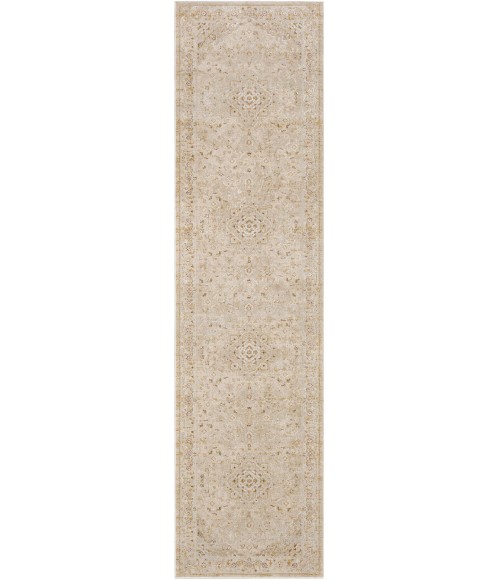 Karastan Windermere Ivory/White R1257 2 ft. 6 in. X 10 ft. Rectangle Rug