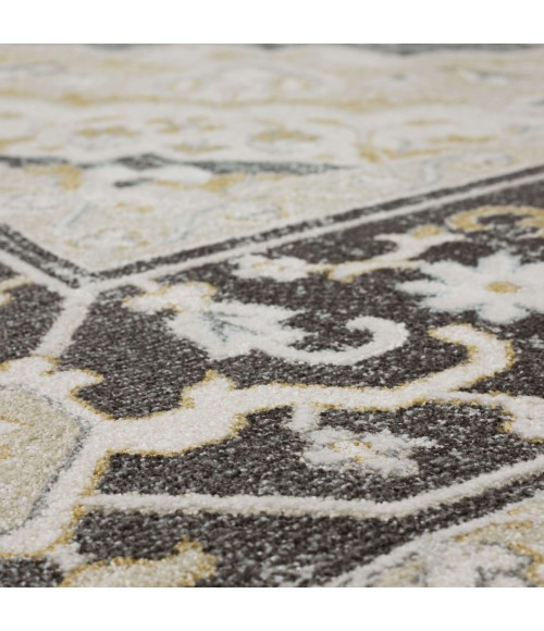 Karastan Windermere Grey/Silver R1257 6 ft. 6 in. X 9 ft. 10 in. Rectangle Rug