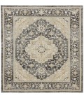 Karastan Windermere Grey/Silver R1257 6 ft. 6 in. X 9 ft. 10 in. Rectangle Rug