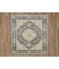 Karastan Windermere Grey/Silver R1257 6 ft. 6 in. X 9 ft. 10 in. Rectangle Rug