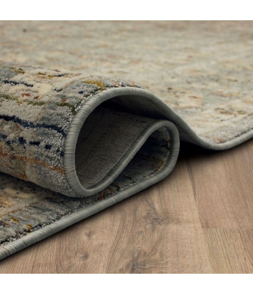 Euphoric Grey Area Rug Karastan Euphoric Grey 5' x 7' 10" Area Rug
