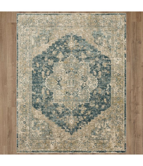 Karastan Ezine Blue 7' 10" x 10' 3" Area Rug