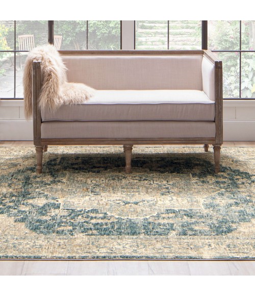 Karastan Ezine Blue 7' 10" x 10' 3" Area Rug