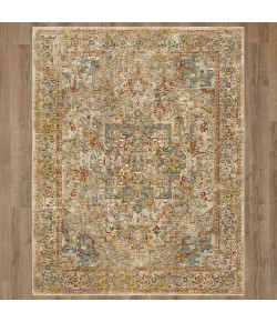 Karastan Marash Ezine Cream Area Rug 2 ft. 7 in. X 7 ft. 3 in. Runner