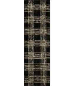 Karastan Bobby Berk (Series 3) Fontana Onyx Rug 2 ft. 4 in. X 7 ft. 10 in. Hallway/Stair Runner