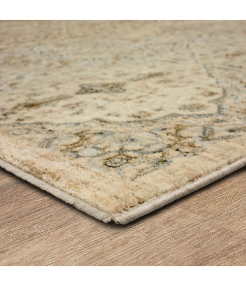 Gloriana Cream Area Rug Karastan Gloriana Cream 6' 6" x 9' 6" Area Rug