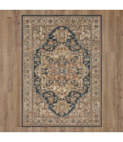 Karastan Estate Gloucester Blue Rug 1 ft. 6 in. X 1 ft. 6 in. Rectangle