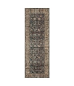 Karastan Echo Grasole Denim Area Rug 2 ft. 7 in. X 7 ft. 3 in. Runner