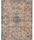 Haykota Terracotta/Rust Blue Area Rug Karastan Haykota Terracotta/rust Blue 2' 4" x 8' Area Rug