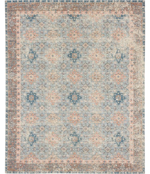 Hazega Blue/Rose Area Rug Karastan Hazega Blue/rose 2' 4" x 8' Area Rug