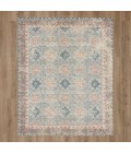 Karastan Hazega Blue/rose 5' x 8' Area Rug