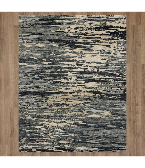 Huron Charcoal Area Rug Karastan Huron Charcoal 8' x 10' Area Rug