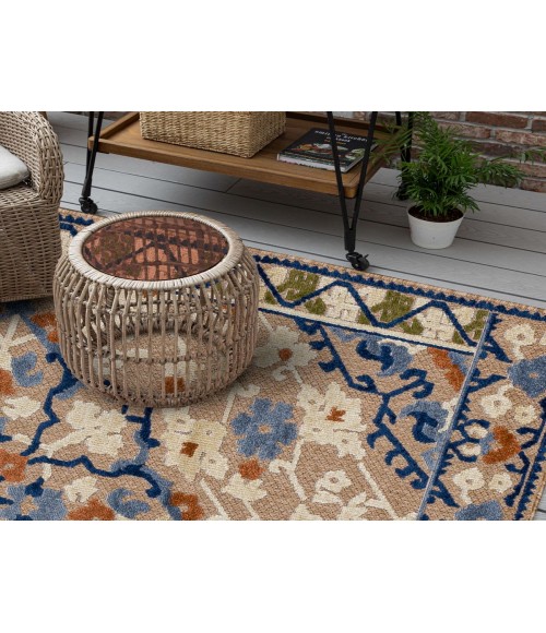 Cabana Brown/Tan Rug R1266 6 ft. X 9 ft. Rectangle - Rugs Town Karastan Cabana Brown/Tan R1266 6 ft. X 9 ft. Rectangle Rug