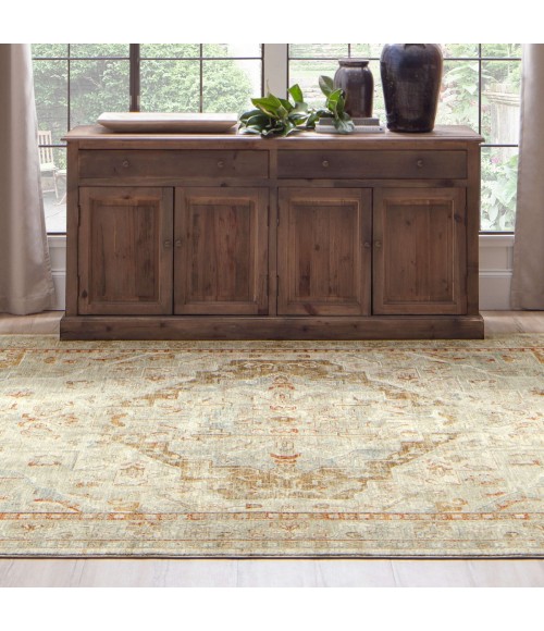 Karastan Kumra Cream 7' 10" x 10' 3" Area Rug