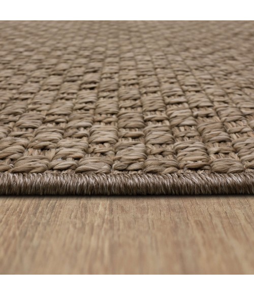 Karastan Lanai By Salt Life Brown/Tan R1269 7 ft. 10 in. X 10 ft. Rectangle Rug